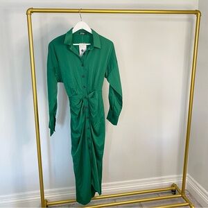 BTFBM Green MIDI Dress Size M NWT